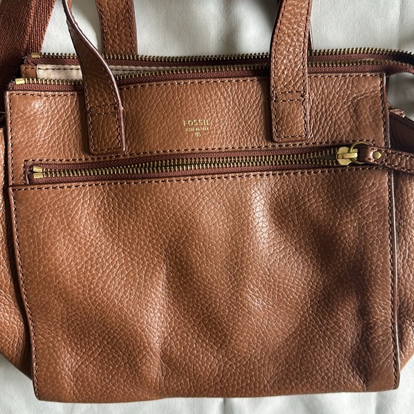 Brown leather fossil purse - Picture 2 of 3